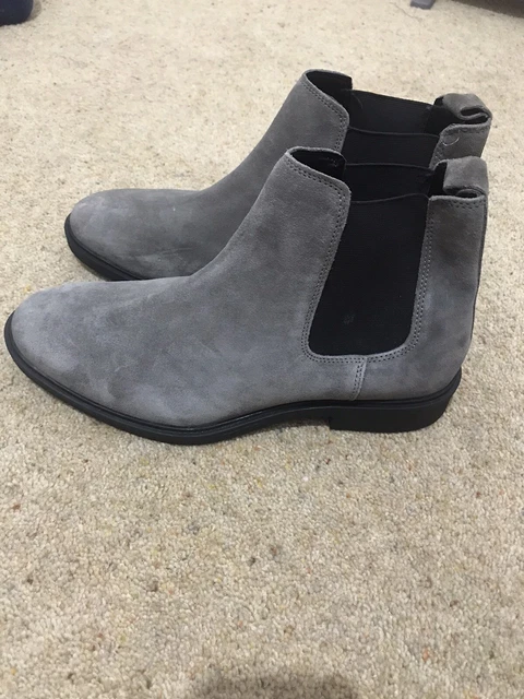 chelsea boots grey suede mens