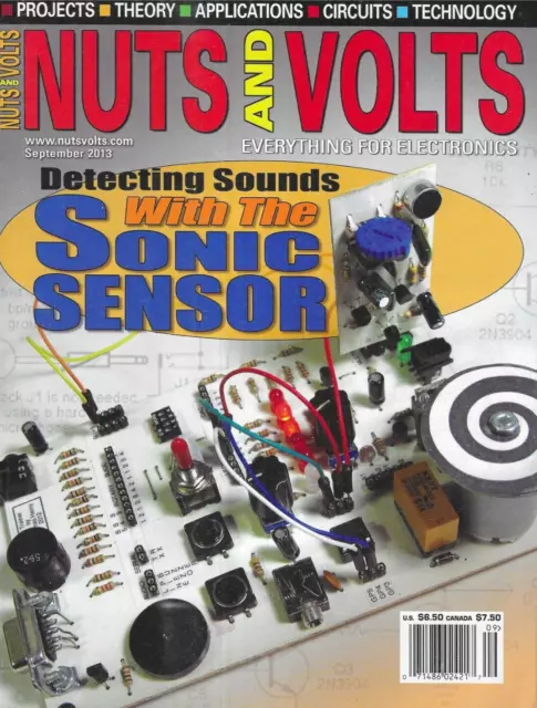 Nuts And Volts Magazine Sonic Sensor Headset Amplifier Keypad Alarm Project 2013