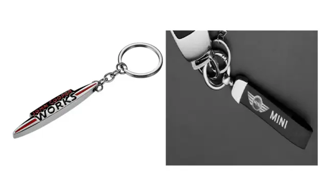 MINI ✓COOPER COUNTRYMAN Car Fob Leather Metal Keyring Key Chain Logo GIFT  UK✓ £4.74 - PicClick UK