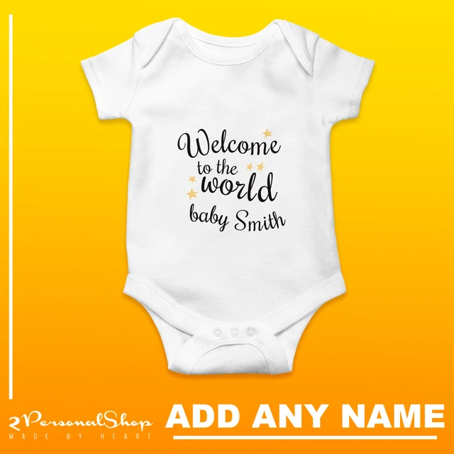 Personalizzato Tutina Bimbo Body Ragazza O Regalo Perfetto