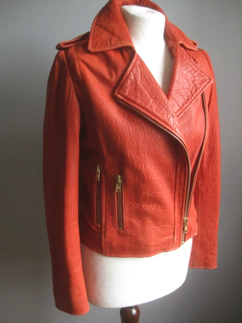 Reiss sadie on sale leather jacket