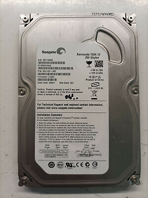 AAC Seagate barracuda 7200.10 250gb ST3250310AS 3.AAC 100471144 Disque Dur 3,5 SATA 