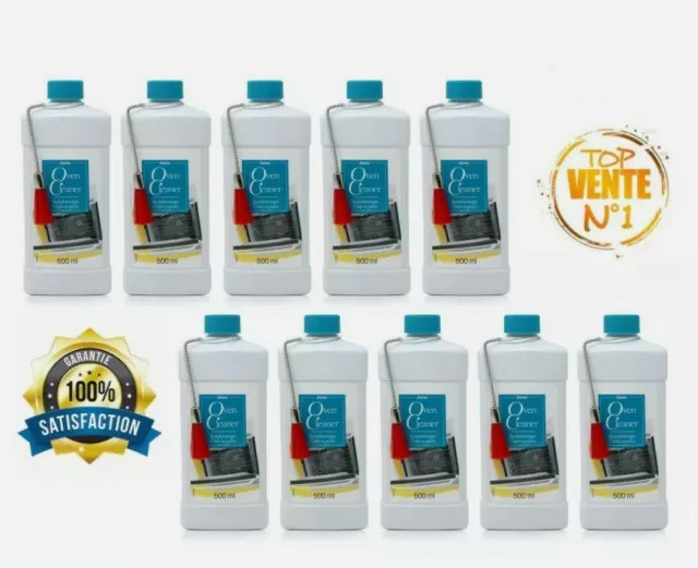 10 Gel Nettoyant Four Grill Barbecue Amway + pinceau 500ml