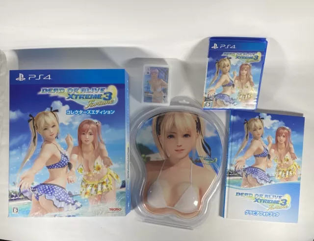 DEAD OR ALIVE Xtreme 3 Fortune Collector's Ed. PS 4 Game Marie pad Book Card JPN