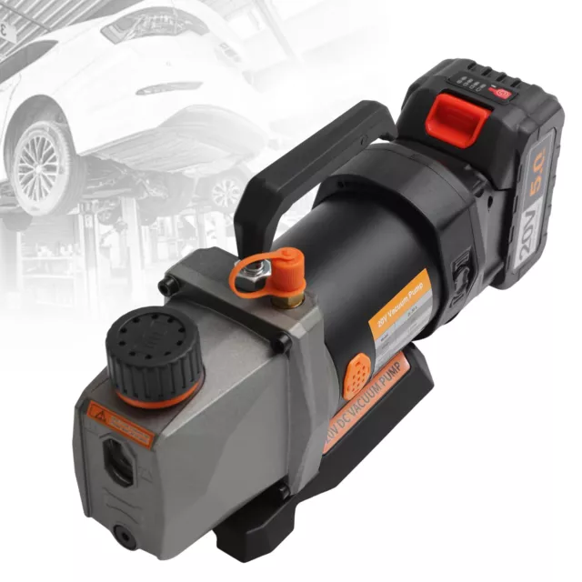 Single-Stage Vacuum Pump 20 Volt Lithium Battery DC 2.5CFM Vacuum Pump