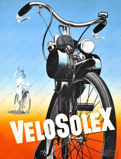 Velosolex :  Vintage Poster reproduction