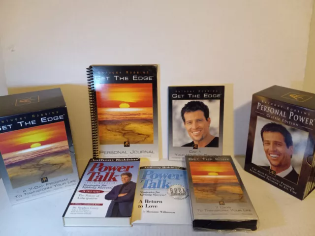 Tony Robbins: Get The Edge + Personal Power Audio Sets + More- Free Shipping