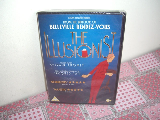 The Illusionist Dvd Screenplay By Jacques Tati Sylvain Chomet (Dir) New Sealed