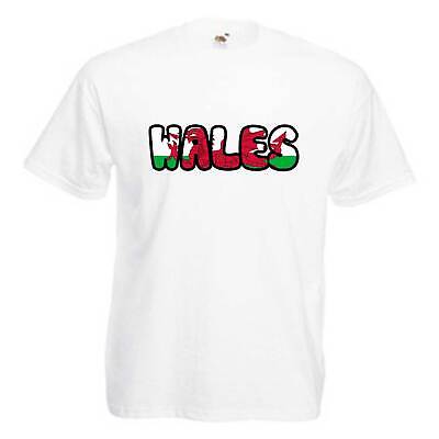Wales Text Flag Welsh Emblem Children's Kids Child's T Shirt
