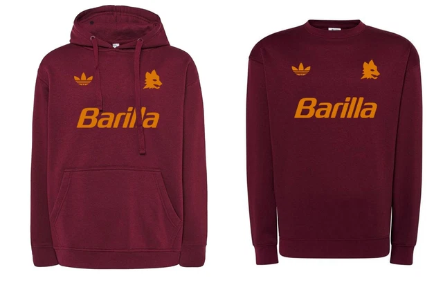 FELPA calcio vintage barilla anni 70 80 calcio con cappuccio o senza magica