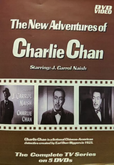 The New Adventures of Charlie Chan-Complete TV Series on 5 DVD Boxed Set