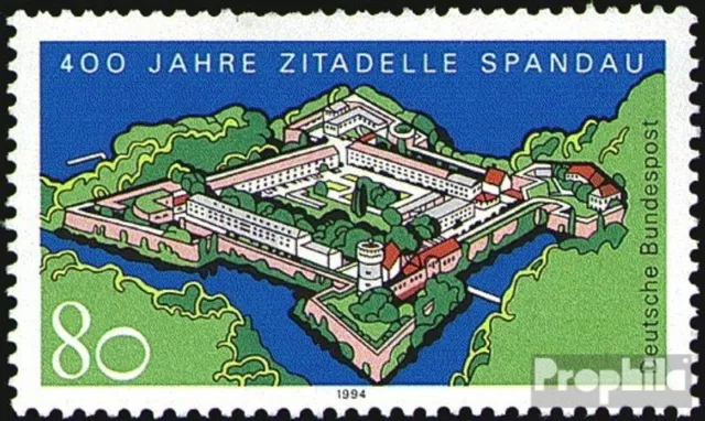 BRD 1739 (kompl.Ausg.) FDC 1994 Zitadelle Spandau