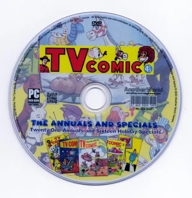 TV Comic - The Annual and Holiday Special Collection on Disc Book Archive