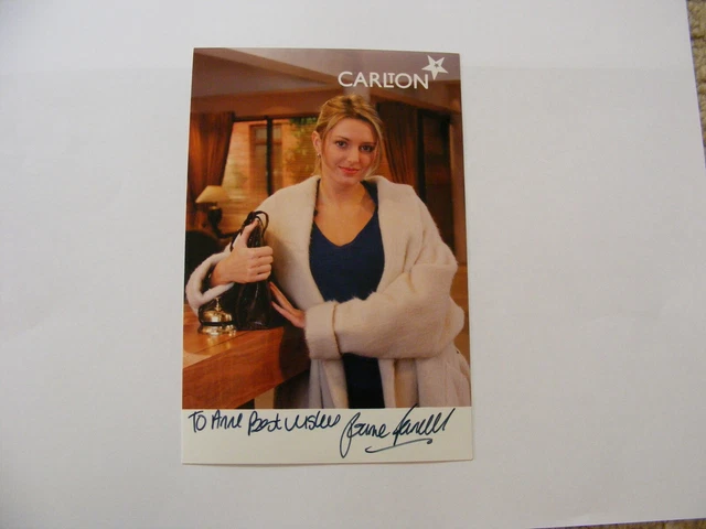 JOANNE FARRELL Signed Crossroads Carlton Cast Photo Autograph TV