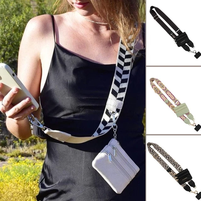 PORTABLE PHONE STRAP With Zipper Pocket Phone Accessories