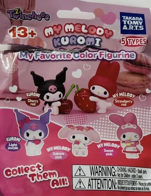 MY MELODY KUROMI My Favorite Color Figurine Gacha Blind Bag OPENED ...