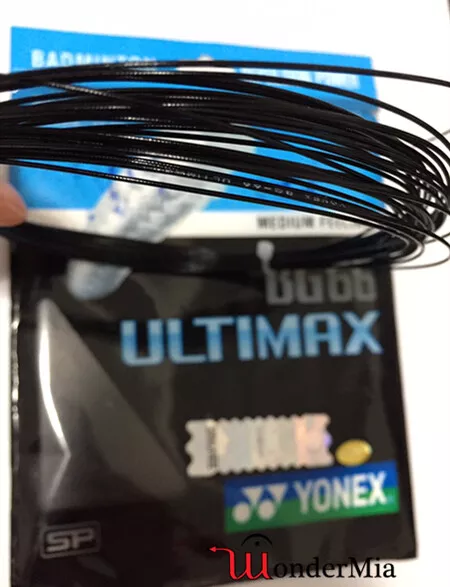 [Max 30lbs] Genuine YONEX BG66UM Ultimax 0.65mm Badminton String (6 COLOR) CA 3