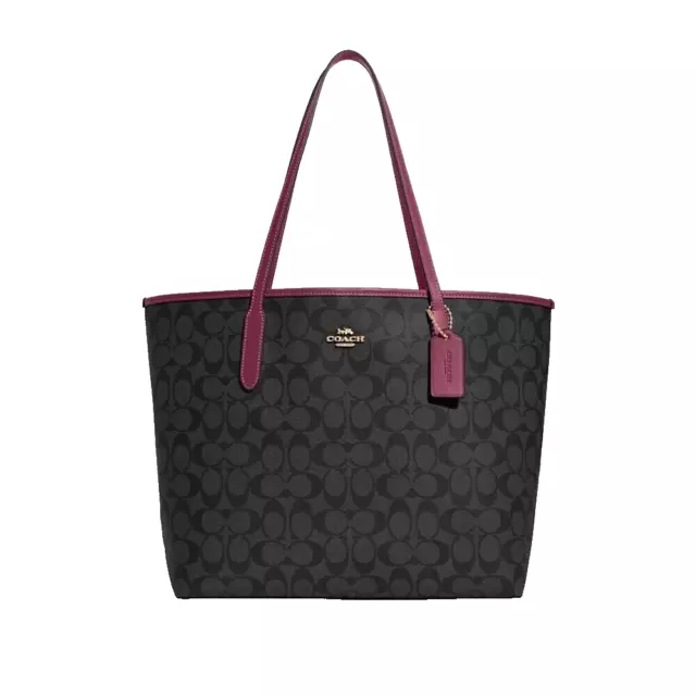 Coach sig rvs pvc city tote online
