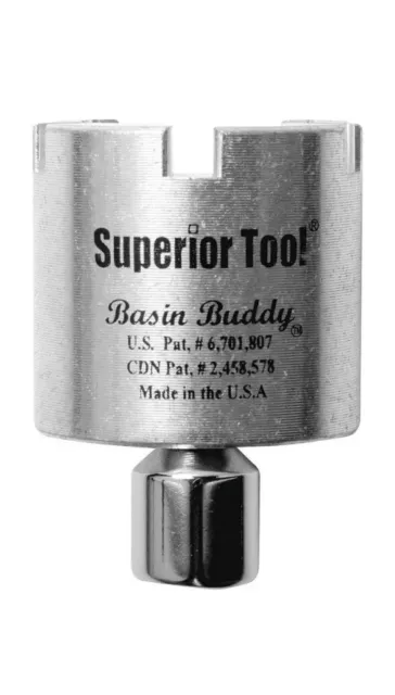 SUPERIOR TOOL 3825 Univ Faucet Wrench,3/4" to 1-1/8",Alum