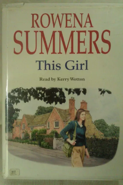 This Girl: Rowena Summers: Unabridged Cassette Narr Kerry Wotton