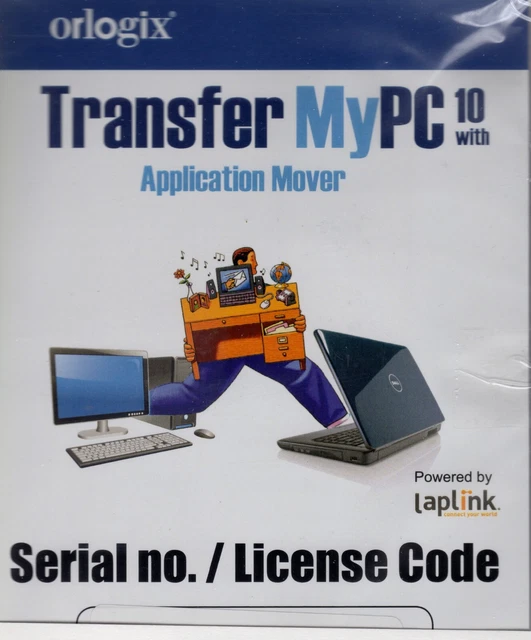 ORLOGIX/LAPLINK TRANSFER MYPC 10 App/Data Mover Software USB stick