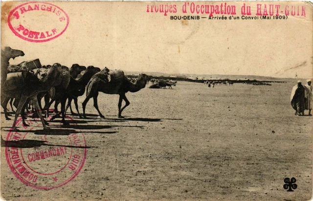 CPA AK MAROC BOU-DENIB - Arrivée d'un convoi (219969)