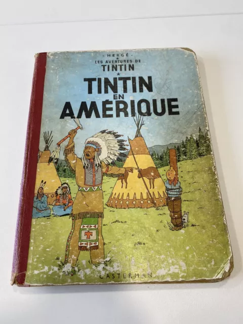 Les aventures de Tintin en amérique casterman hergé 1957