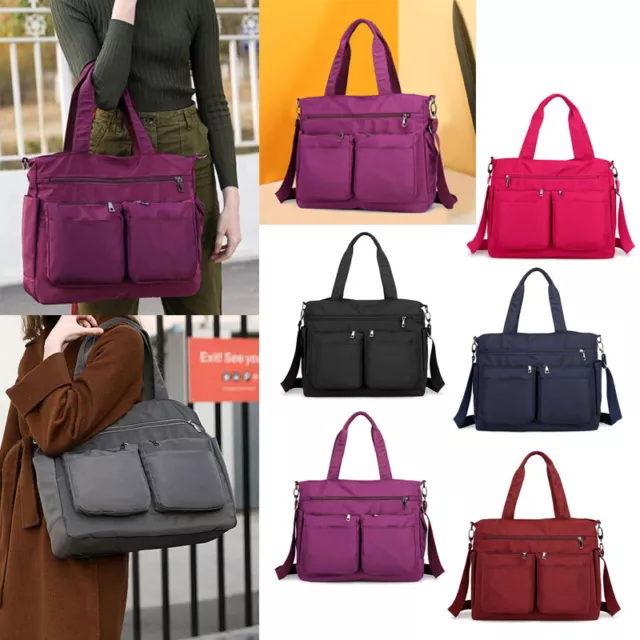 Ladies Nylon Messenger Bag Cross Body Shoulder Bags Travel Handbag Waterproof