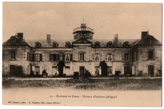 CPA 58 - ALLIGNY (Nièvre) - 52. Château d'Insèches (environs de Cosne)