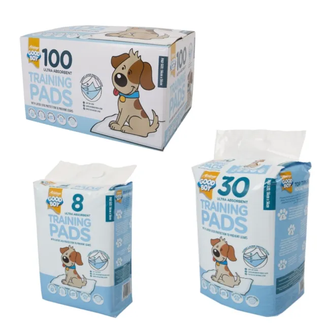 Good Boy Dog Puppy TOILET TRAINING PADS Urine Ultra Absorbent Triple Protection