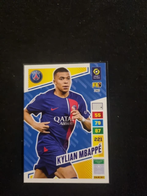 CARTE CARD CARTA n°159 SUPER SONIC Kylian Mbappé PARIS PSG PANINI