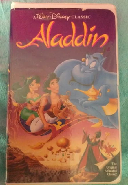 Walt Disneys Classic Black Diamond "Aladdin" VHS Movie