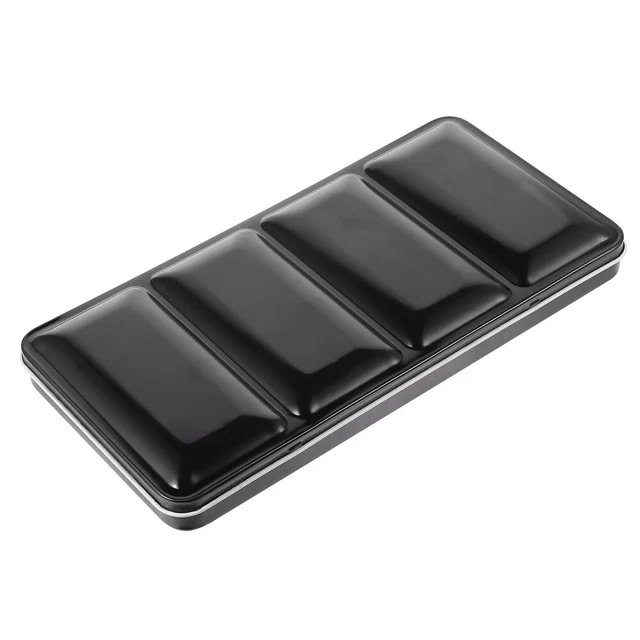 Leere Aquarellpalette Metall - 52 Halbpfannen Für Künstler & Anfänger