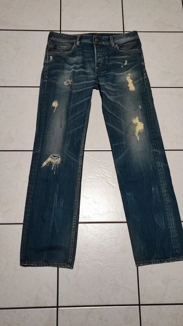 Jean Japan Rags 611 Fulto pour homme coupe droite ajustée