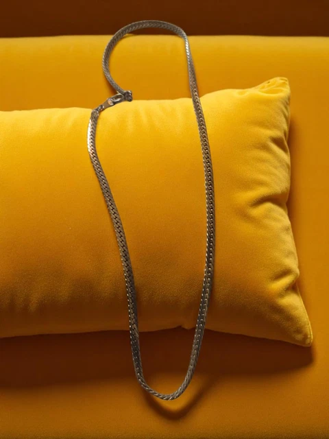 Pieces - Collier chaîne en métaux variés - Doré et argenté