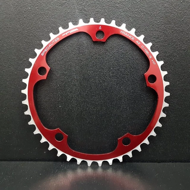 Plateau (chaîne) Vélo De Course TA SPECIALITES 42 Dents BCD 135 Mm - Vintage Années 90 - NOS (jamais Monté)