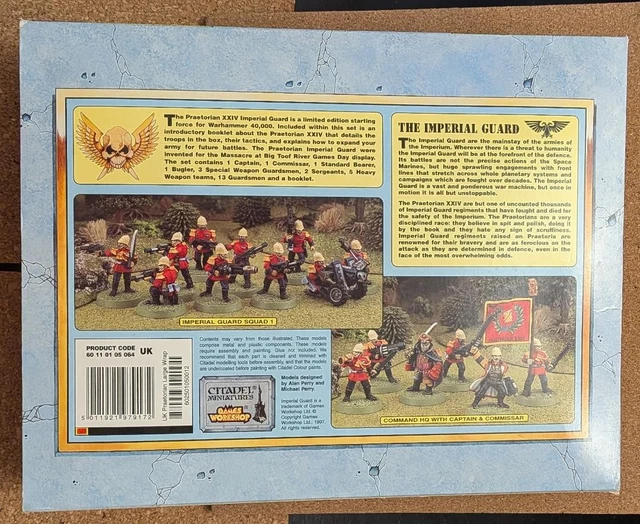 WARHAMMER 40K IMPERIAL Guard Praetorian XXIV Miniatures Boxed Set ...