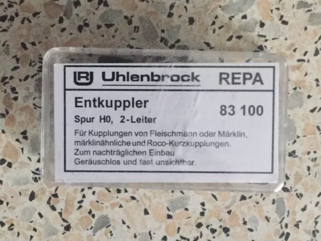 Uhlenbrock Repa Entkuppler 83100 Zweileiter 12-18 Volt Spur H0 OVP NEU 1:87