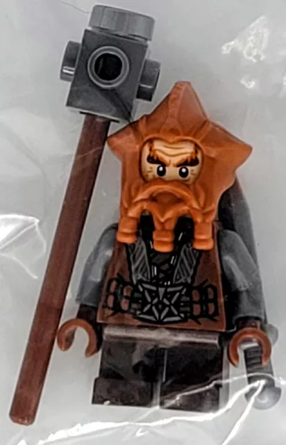 New LEGO The Hobbit Nori Dwarf Minifigure 79010 Goblin King Battle