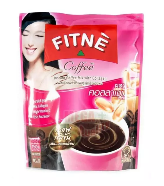 FITNE Coffee Instant Coffee Mix with Collagen Weight Control Shape Slimming 150g