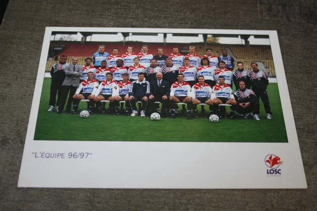 Football poster team mannschaft squadra équipe Lille Losc Football poster team mannschaft squadra équipe Lille Losc