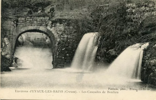 *14022 cpa env. Evaux les Bains - Les cascades de Bonlieu