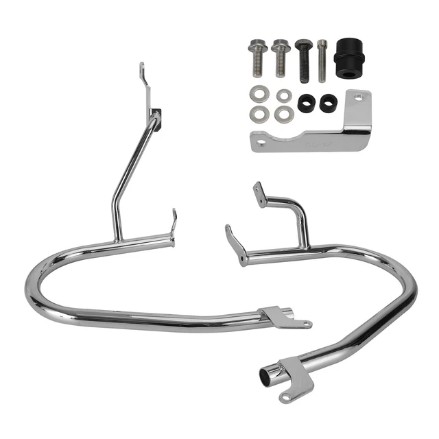 Engine Guard Frame Anti-Crash Bumper Protector Steel Chrome For Bmw R18 20-22 T8