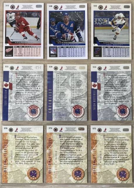 (VA) 1993-94 UPPER DECK HOCKEY SINGLES 1-200**SELECT**Your Cards🔽 2