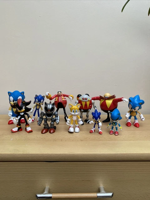 Set Spille Sonic Smalto Dorato – Ufficiali SEGA – Sonic, Tails, Knuckles, Eggman