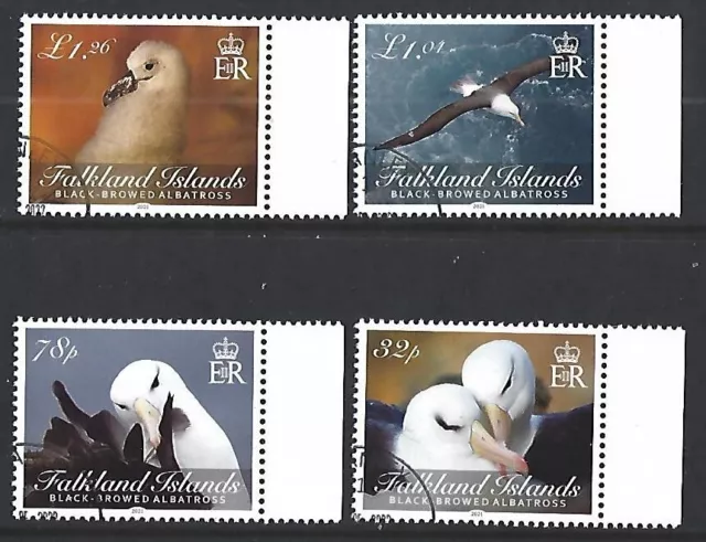 Falkland Islands 2021 Schwarz Browed Albatross Set 4 Gestempelt