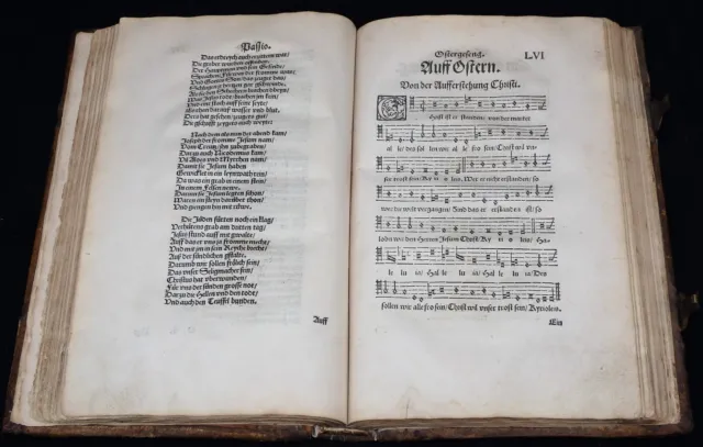 Inkunabel Evangelischer Kirchenmusik Reformation Kirchengesang Spangenberg 1560 3