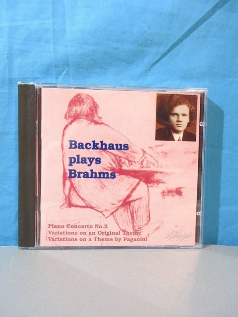 WILHELM BACKHAUS 'BRAHMS Piano Concerto No. 2 Mono' SHM-CD, Japan