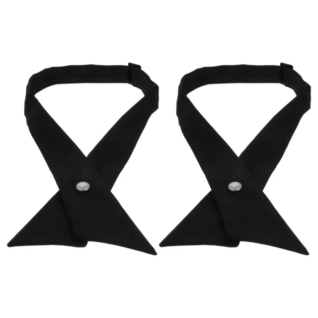 2 PCS School Uniform Adjustable Cross Bowtie Creative Boy Campus