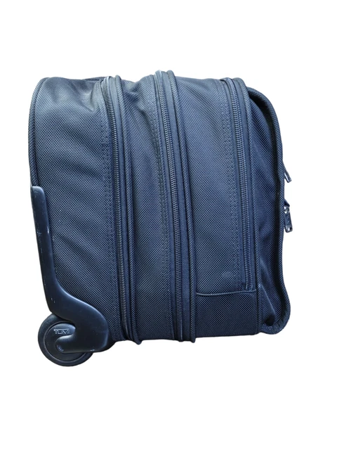 Tumi Alpha Black 2 Wheeled Ballistic Nylon Garment Travel Carry On Luggage Bag 3